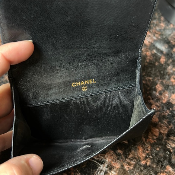 Chanel Timeless Black Caviar Compact Bifold - Picture 8 of 8